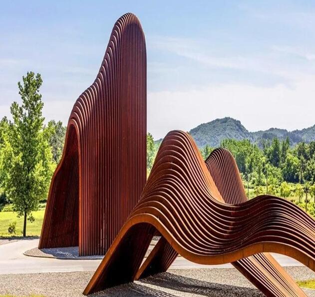 河北锈钢板造型