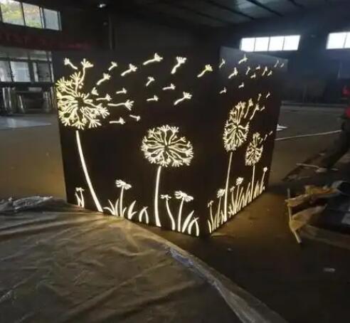 河北耐候钢灯箱